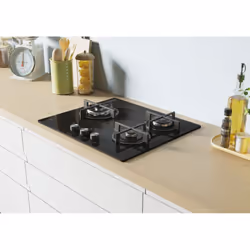 Candy Moderna CSG63B4PB Black Built-in 56 cm Gas 3 zone(s)