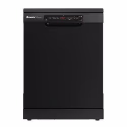Candy Brava CF 6E5DFB, Freestanding, Full size (60 cm), Black, Black, Buttons, LED