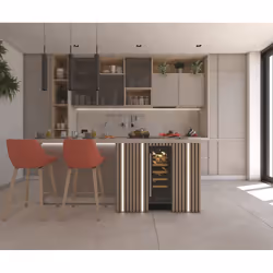 Hoover HWCB 30 UK/N Freestanding Black 20 bottle(s) - Additional view 4