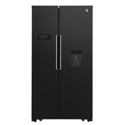 Hoover HHSBSO 6174BWDK side-by-side refrigerator Freestanding 529 L E Black
