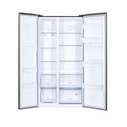 Hoover HHSBSO 6174BWDK side-by-side refrigerator Freestanding 529 L E Black
