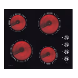 Candy Idea CHK46C, Black, Built-in, 58 cm, Ceramic, Glass-ceramic, 4 zone(s)