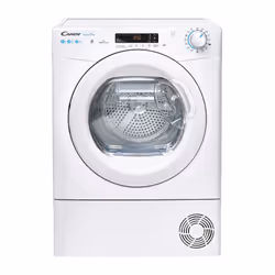 Candy Smart Pro CSOE H9A2DE-80, Freestanding, Front-load, Heat pump, White, Buttons, Rotary, Left