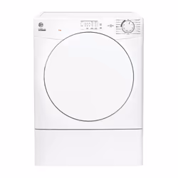 Hoover HLE V9LF-80, Freestanding, Front-load, Vented, White, Rotary, Left