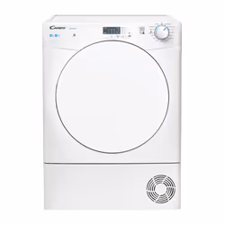 Candy Smart CSE C10LF-80, Freestanding, Front-load, Condensation, White, Buttons, Rotary, Left