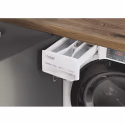 Haier HWDQ90B416FWB washer dryer Built-in Front-load White D
