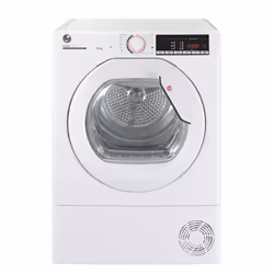 Hoover H-DRY 300 HLE C10TG-80, Freestanding, Front-load, Condensation, White, Touch, Left