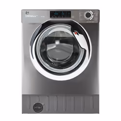 Hoover H-WASH 300 PRO HBDOS695TAMCRE80, Front-load, Built-in, Anthracite, Left, Chrome, Buttons, Rotary, Touch
