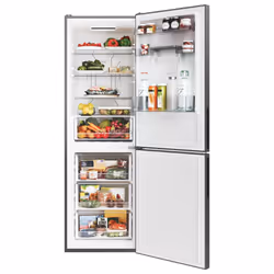 Hoover H-FRIDGE 500 34005096 HOCE4T618EWSK Freestanding 339 L E Stainless steel