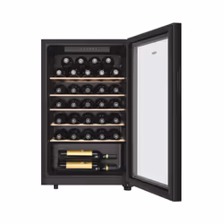 Haier Wine Bank 50 Serie 3 HWS33GG (UK) Freestanding Black 33 bottle(s)