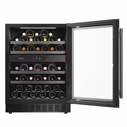 Haier H-WINE 700 HAKWBD 60 UK Compressor wine cooler Built-in Black 44 bottle(s)