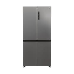 Hoover 34005432 - HHCR3818ENPL fridge-freezer Freestanding 467 L E Grey, Silver