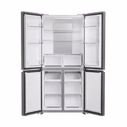 Hoover 34005432 - HHCR3818ENPL fridge-freezer Freestanding 467 L E Grey, Silver