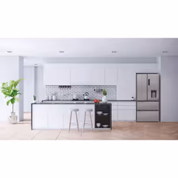 Hoover 34005462 HSF818EXWDK fridge-freezer Freestanding 432 L E Stainless steel