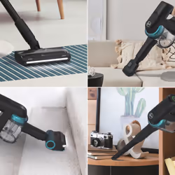 Hoover HF410P 001 2-in-1 stick vacuum Battery Dry Micro Bagless 240 W Blue, Green
