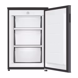Hoover HOUQS 58ESK Upright freezer Freestanding 85 L E Anthracite