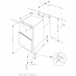 Candy CUS68EWK Upright freezer Undercounter 95 L E White