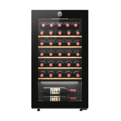 Hoover HOWC034K Freestanding Black 34 bottle(s)