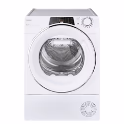 Candy RapidÓ 31102833 ROE H9A3TCE-80/N, Freestanding, Front-load, Heat pump, White, Buttons, Rotary, Touch, 125 L
