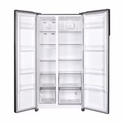 Hoover 34005681 HHSBSO-6174XK-1 side-by-side refrigerator Freestanding 532 L E Stainless steel