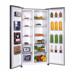 Hoover 34005681 HHSBSO-6174XK-1 side-by-side refrigerator Freestanding 532 L E Stainless steel - Additional view 5