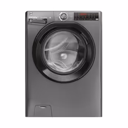 Hoover H-WASH&DRY 350 H Wash&Dry 350 H3DPS41066TABR80 10/6kg Washer Dryer Graphite, Front-load, Freestanding, Anthracite, Lef ...