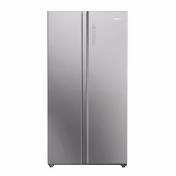 Haier 34005709 HSW79F18ANMM, Freestanding, American door, Silver, New Platinum Inox, Touch, LED