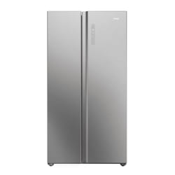 Haier 34005709 HSW79F18ANMM side-by-side refrigerator Freestanding 611 L A Silver