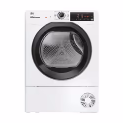 Hoover 31102858 HRE C9TBE-80, Freestanding, Front-load, Condensation, White, White, LCD