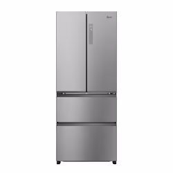 Hoover H-FRIDGE 700 HONFQ2T718EXK, 402 L, SN-T, 10 kg/24h, E, Fresh zone compartment, Stainless steel