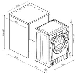 Haier BHA6SD696M6DB980 washer dryer