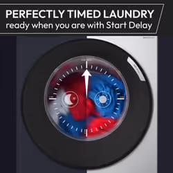 Hoover HGD 48SB8BC-80 Washing machine front-loading 8 kg 1400 rpm class A Black - Additional view 7