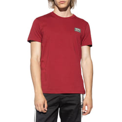 DIESEL T DIEGOR SP Mens T Shirts Short Sleeve Slim Fit Casual Summer Cotton Tee - Burgundy, M