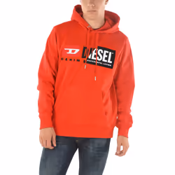 DIESEL S-Girk-Hood-Cuty Mens Hoodies - Red, S