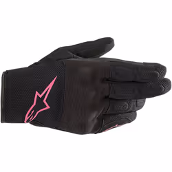 Alpinestars 3537620-1039-XL, Motorcycling, Adult, Female, Black, Fuchsia, XL, Black, Fuchsia