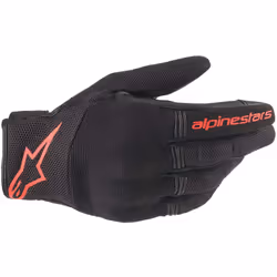 Alpinestars Copper Motorcycle Gloves, black-red, Size S for Men
