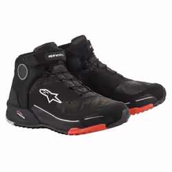 Alpinestars CR-X Drystar Riding Shoes Black / Camo / Red - 46