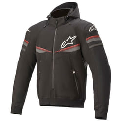 Alpinestars Sektor V2 Tech Hoodie Textile Jacket Black / Bright Red - S