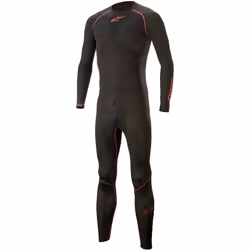Alpinestars Ride Tech Lite Undersuit, black-red, Size M L for Men