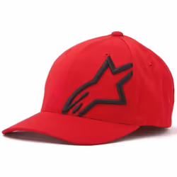Alpinestars Corp Shift 2 Flexfit Cap, black-red, Size L XL for Men