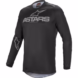 Alpinestars Fluid Graphite Motocross Jersey, black-grey, Size S for Men