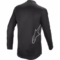 Alpinestars Fluid Graphite Motocross Jersey, black-grey, Size S for Men