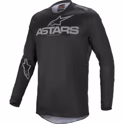 Alpinestars Fluid Graphite Jersey Black/Dark Gray Lg (3762321-111-L)