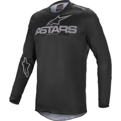 Alpinestars Fluid Graphite Jersey Black/Dark Gray Lg (3762321-111-L)
