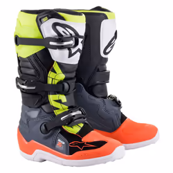 Alpinestars 2015017-9058-4, Male, Adult, Grey, Red, Yellow, Dark Gray, Red flourescent, Yellow