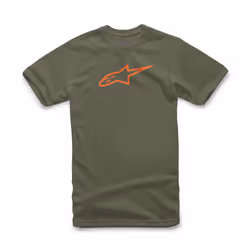 Alpinestars 1032-72030-6940-2XL, T-shirt, Adult, Male, Brown, Orange, Military, Orange, XXL