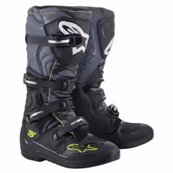 Alpinestars 2015015-1055-12, Male, Adult, Black, Grey, Yellow, Black, Gray, Yellow Fluo