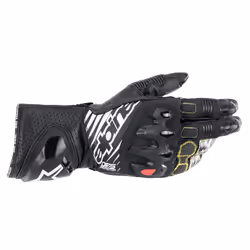Alpinestars 3556622-12-3XL, Motorcycling, Adult, Male, Black, White, XXXL, Black, White
