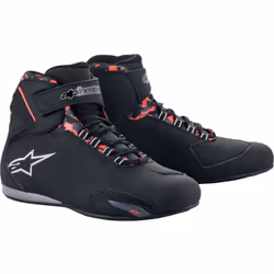 Alpinestars Sektor waterproof Motorcycle Shoes, black-grey-red, Size 38 39 for Men