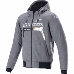 Alpinestars Chrome Ignition Motorcycle Textile Jacket, black-grey-white, Size XL for Men